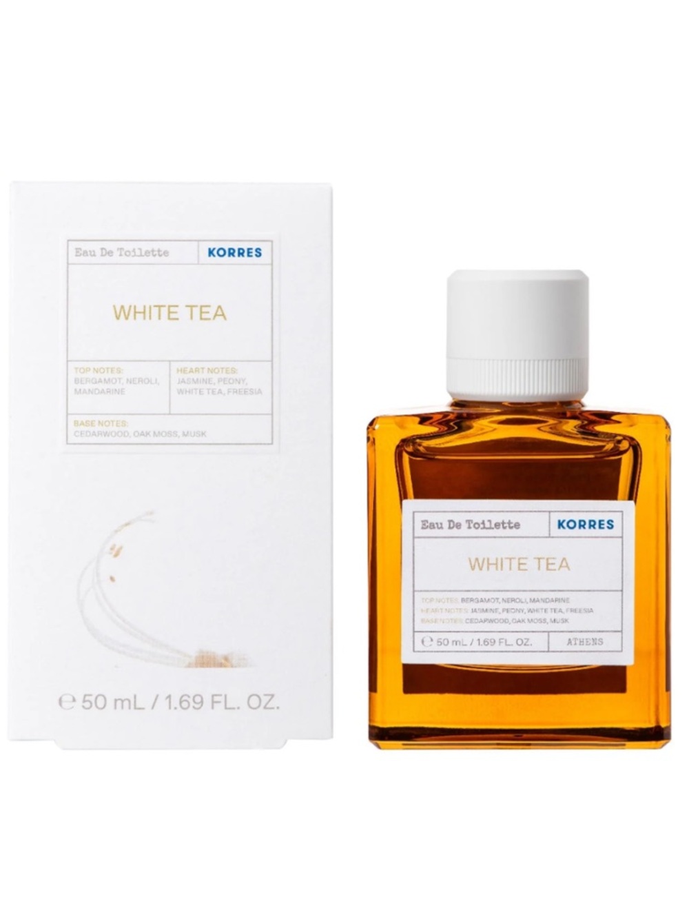 Korres White Tea Fragrance Perfume Eau de Toilette BNIB